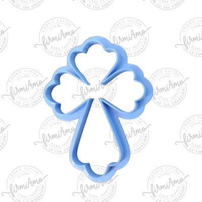 Croce fiorita per ghiaccia