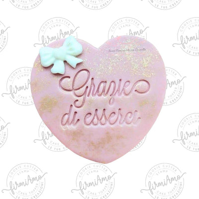 Grazie di esserci timbro