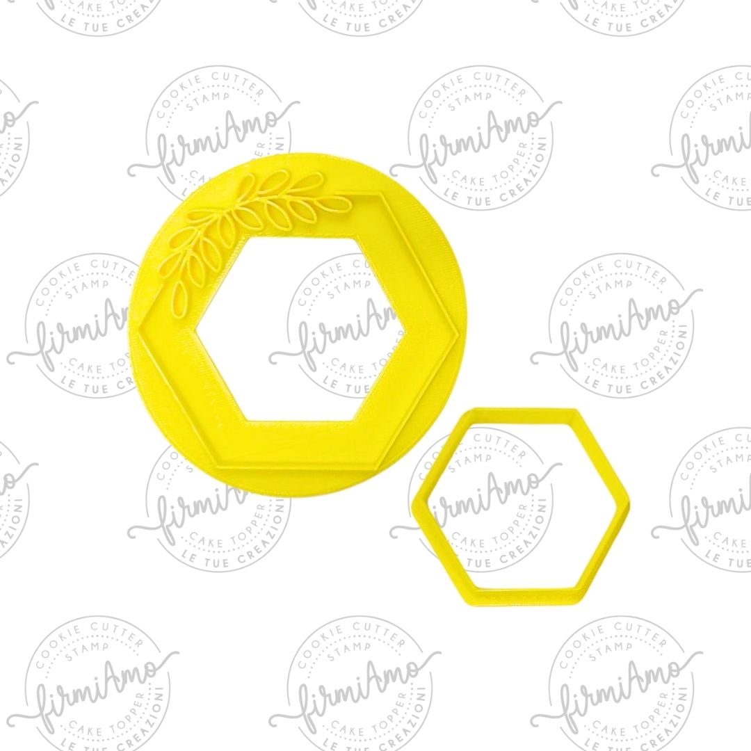 Hexagone avec olivier