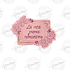 Cornice con Rose ai lati
