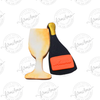 Portons un toast - calice et champagne