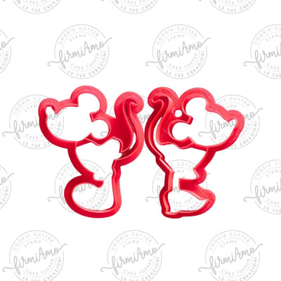 Minnie et Mickey amoureux