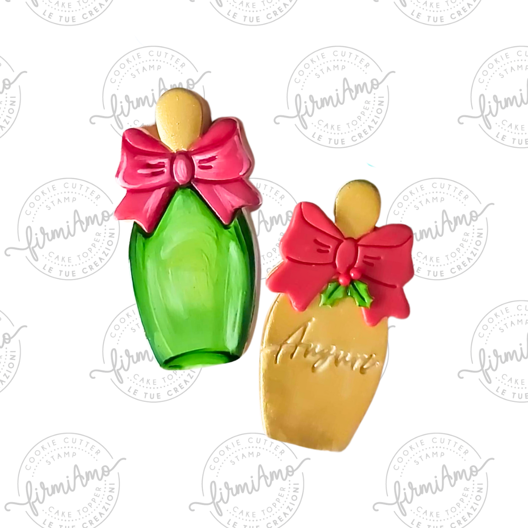 Flasche mit Schleife