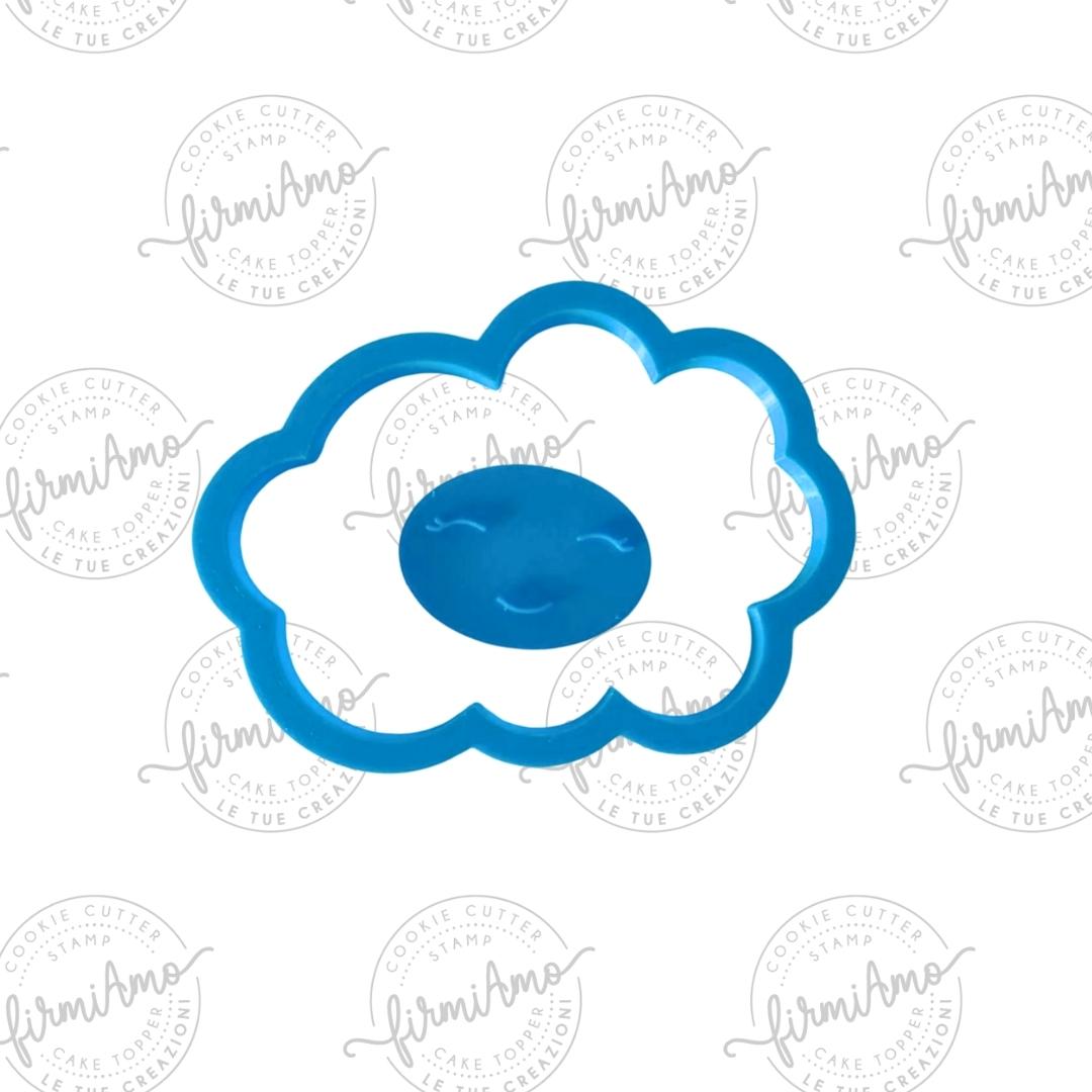 Cloud with face