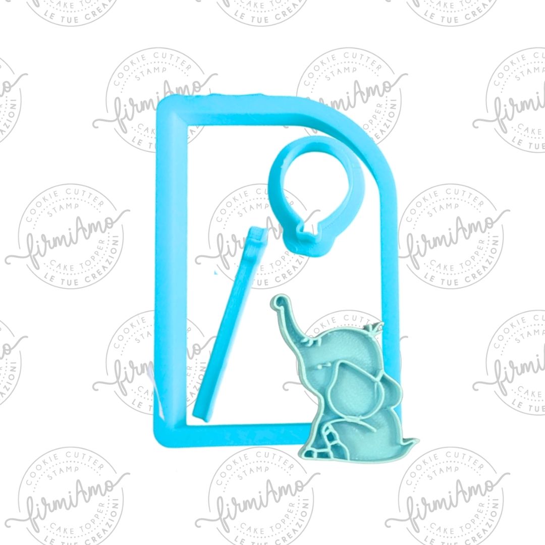 Mini-Elefant mit Fäden-Set