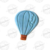 Gestreifter Heißluftballon