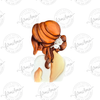 Bride from behind hairstyle