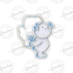 Orso con farfalla