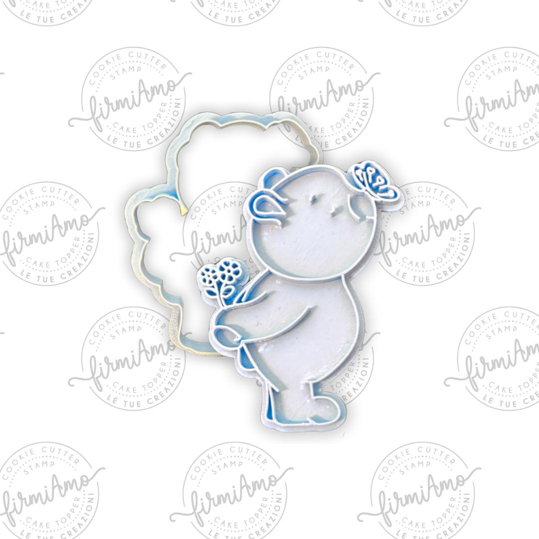 Orso con farfalla