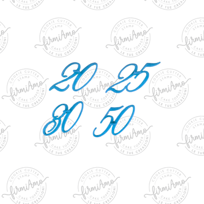 Numeri timbri 20/25/30/50