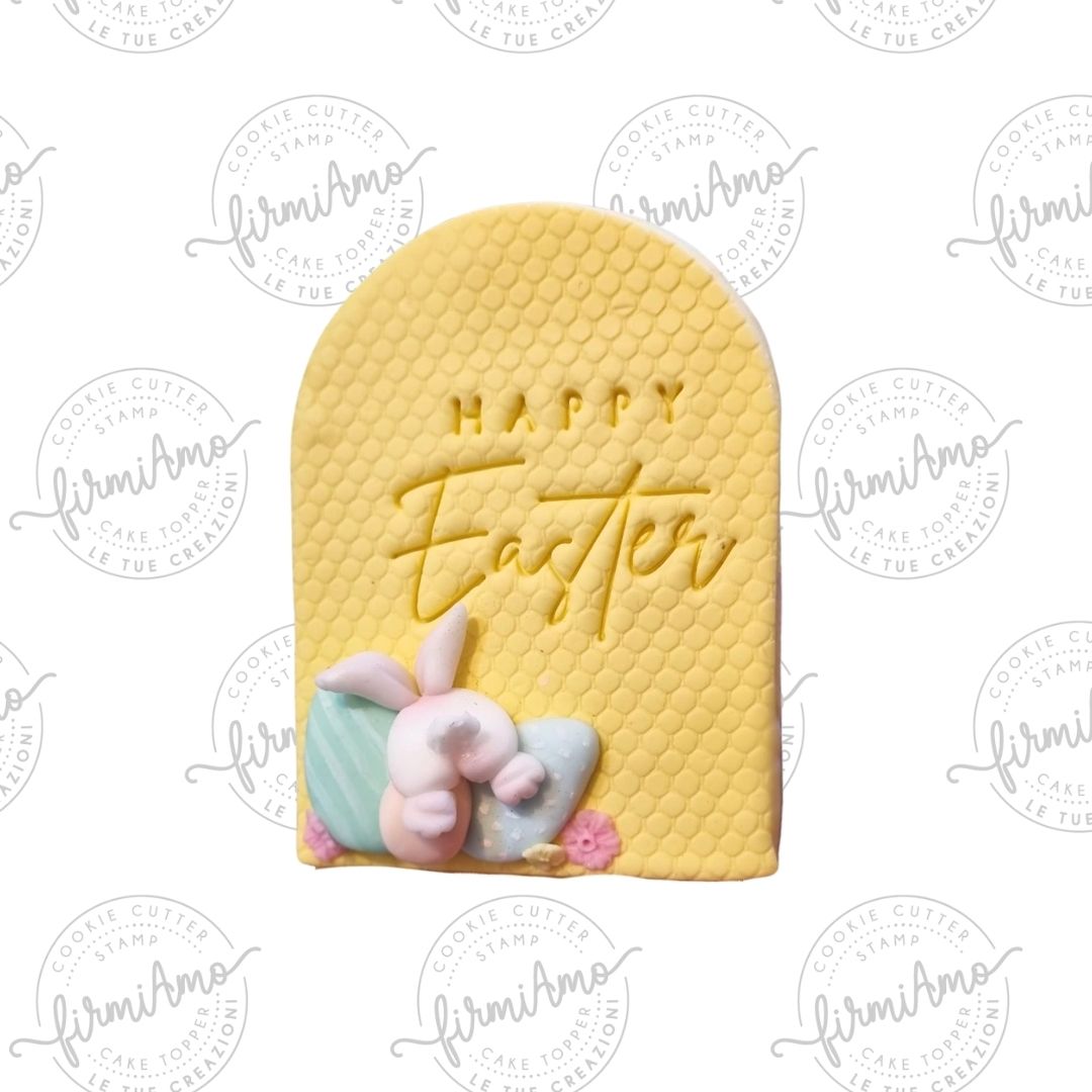FROHE OSTERN moderner Stempel