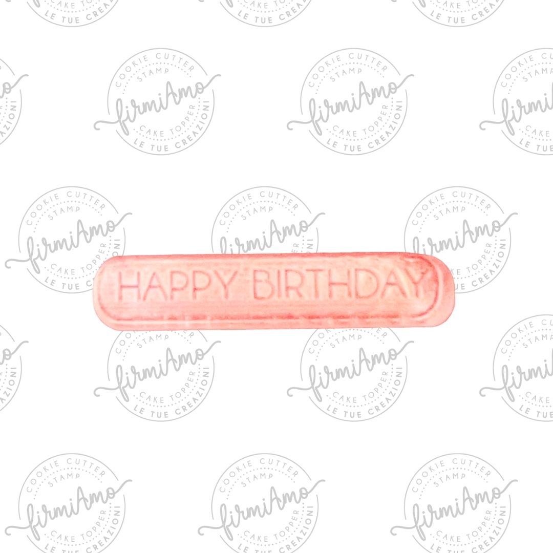 Alles Gute zum Geburtstag Mini aus Plexiglas