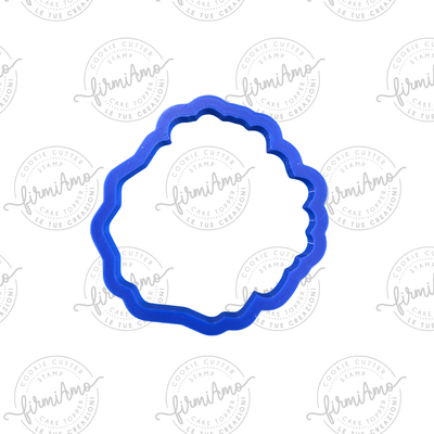 Frame esagono fiori riverso