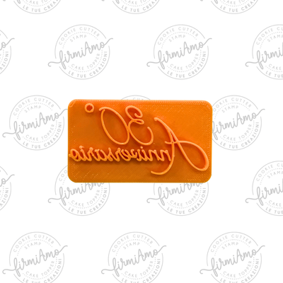 30° Anniversario timbro