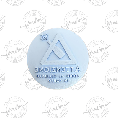 ATTENZIONE addio al celibato in corso_Timbro