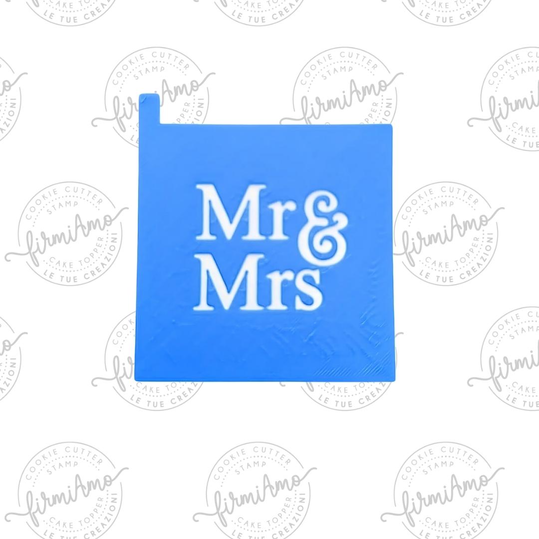 Schablone MR & MRS