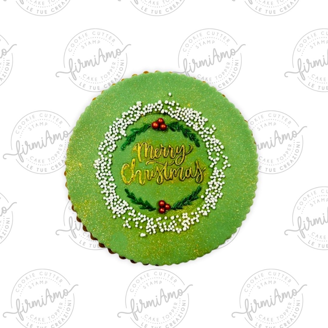 Frohe Weihnachten Rückseitenstempel