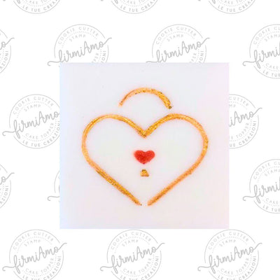 TEXTURE CUORE LUCCHETTO