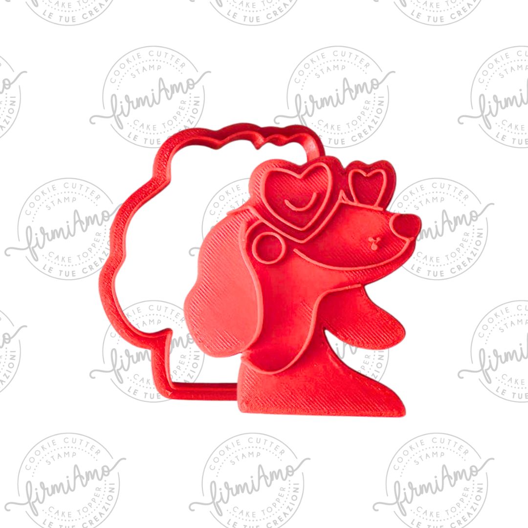 DACHSHUND BRILLE HERZ