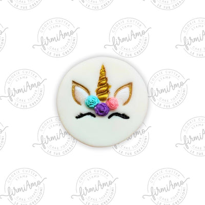 Unicorno fronte ciglia