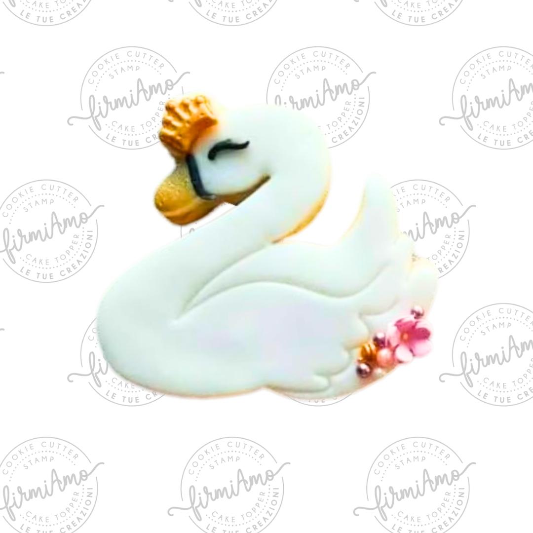 Schwan mit Krone