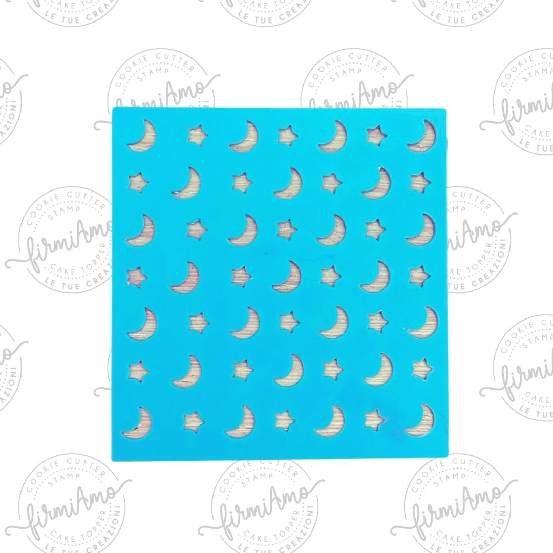 Textur Mond und Sterne