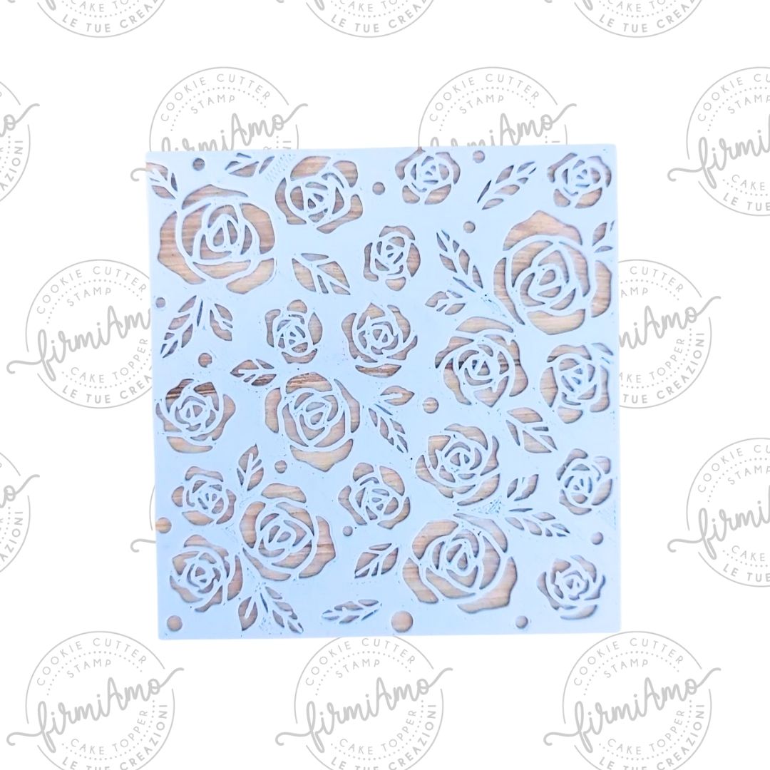 Rosen- und Blättertextur