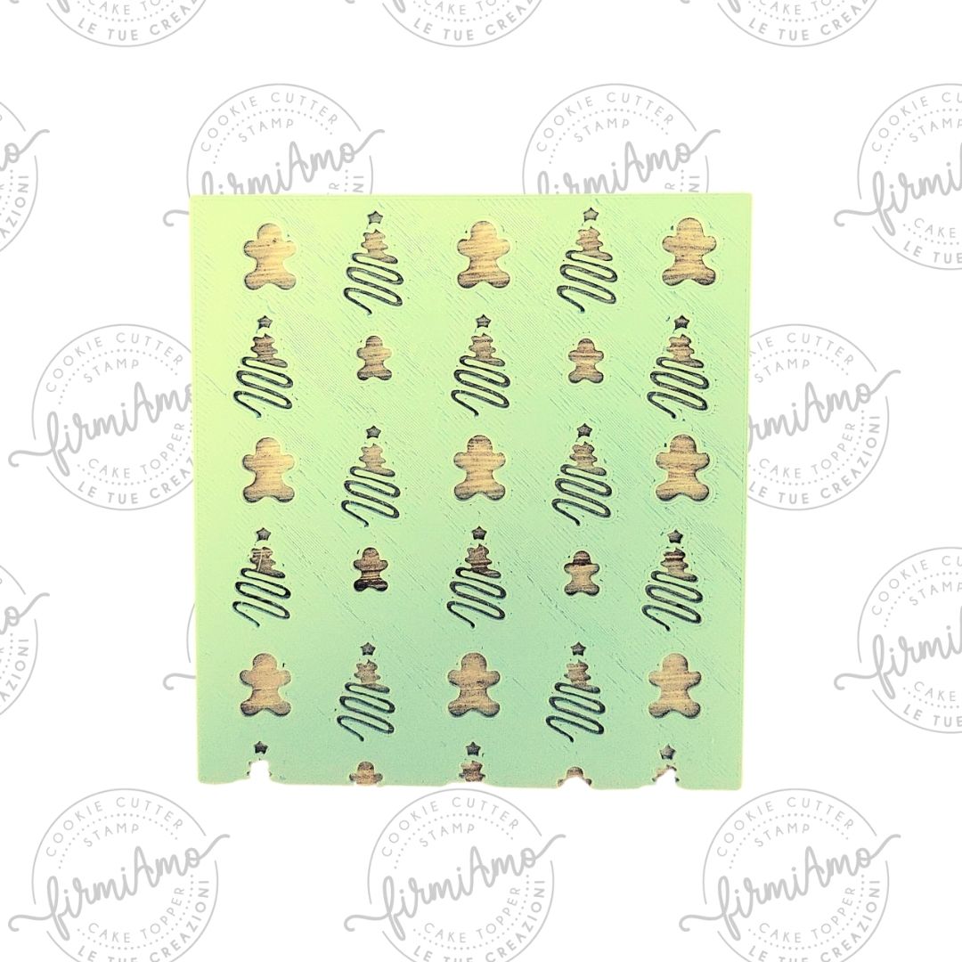 Texture Bonhommes et Sapins