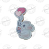 Elefante cup cake e palloncini cuore