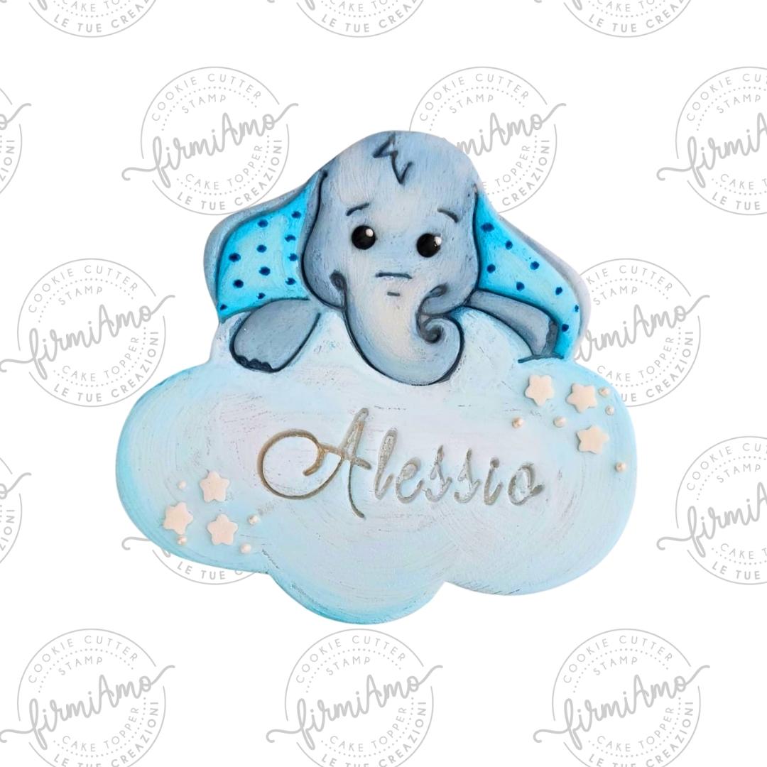 Elefant mit Wolke