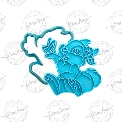 TAMBURINO CON FARFALLA