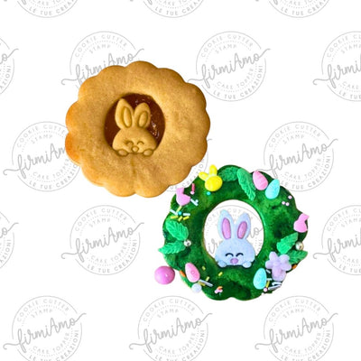 BUBUSETTETE CONIGLIO IN GHIRLANDA