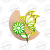 SCHMETTERLING BLUME SCHABLONE