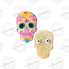 Umgedrehter mexikanischer Totenkopf
