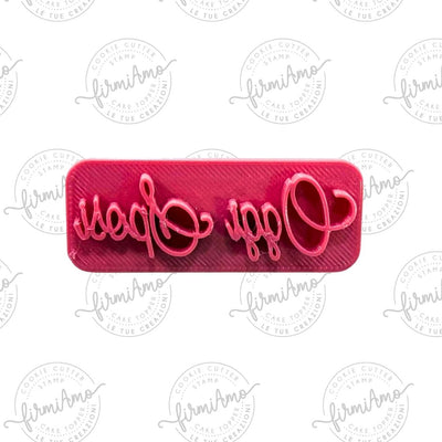 Oggi Sposi su una riga Lav.