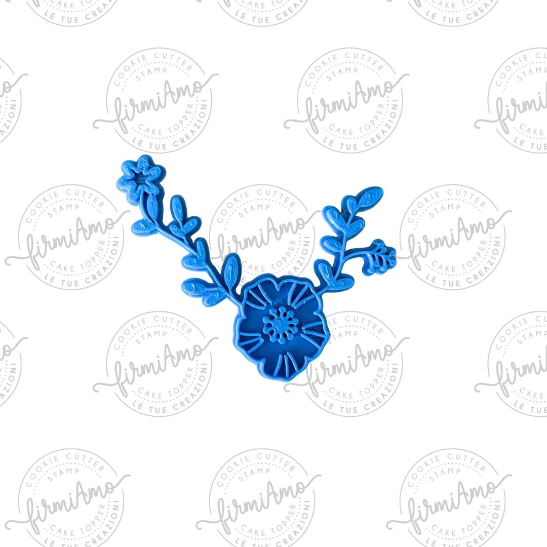 Mohnblumen-Dekor