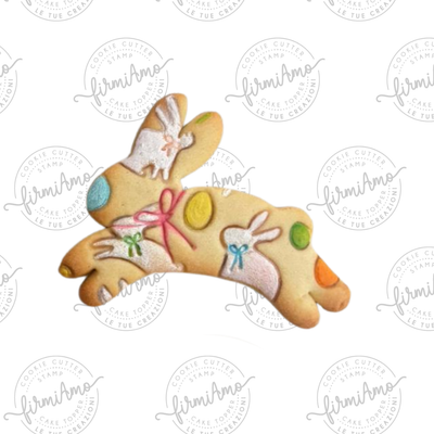 TEXTURE CONIGLI CON FIOCCO E UOVA