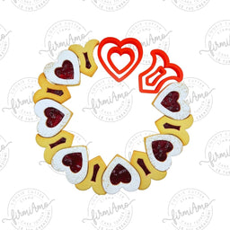 BISCROSTATA® GHIRLANDA DI CUORI 2.0