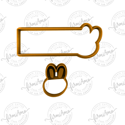 SEGNAPOSTO PRIMAVERA - FACCIA CONIGLIO