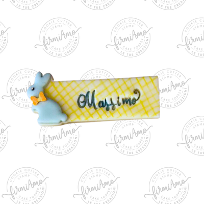 SEGNAPOSTO PRIMAVERA-CONIGLIO LATERALE