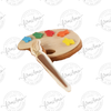 PALETTE UND PINSEL