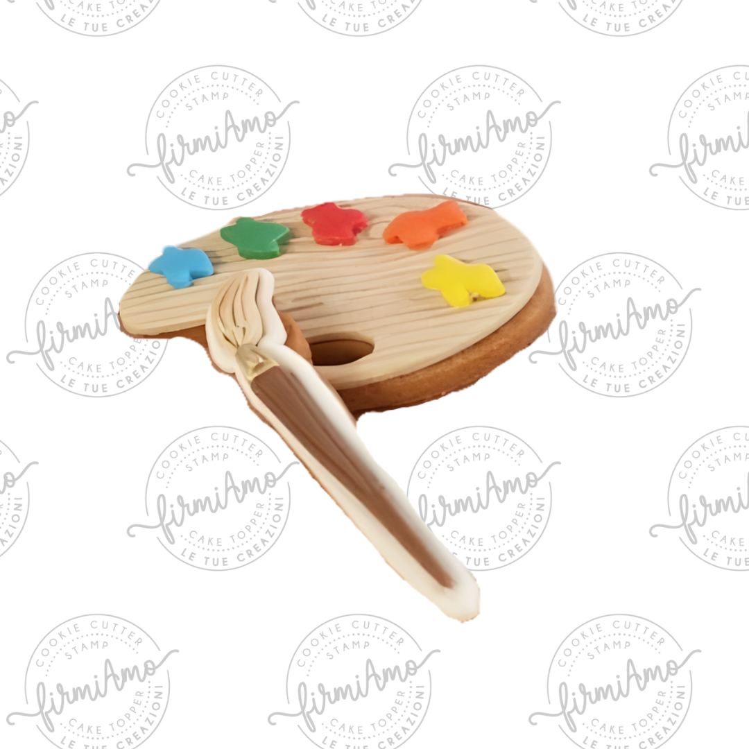 PALETTE UND PINSEL