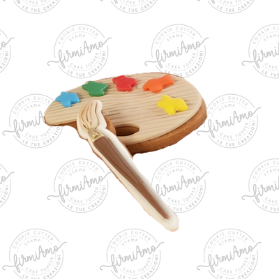 PALETTE UND PINSEL